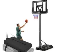 CostwaySac de Sable pour Panier de Basket Ancrage Inférieur Lesté Robuste pour Paniers de Basket Sac de Poids en Tissu Oxford Imperméable Noir