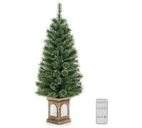 CostwaySapin de Noël Artificiel 120 cm 116 Branches 100 Lumières LED 3 Modes Luminosité Réglable Télécommande Minuterie Vert