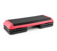 CostwayStepper d'Aérobic Step de Fitness Réglable en Hauteur 4 Blocs de Support Inclus Surface Texturée Antidérapante 108,5 x 41 x 11 cm Rouge