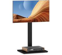 CostwaySupport TV de Sol Universel pour Téléviseurs de 32 à 70 Jusqu'à 50 KG Réglable en Hauteur avec Étagère AV VESA Max 600 X 400 MM Noir