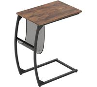 CostwayTable d'Appoint Bout de Canapé de Style Industriel Moderne Cadre en Métal 52 x 35 x 63 CM pour Salon Chambre Balcon