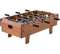 CostwayTable de Jeu Combo 4 en 1 Table de Baby-Foot Billard Ping-Pong Hockey Accessoires Complets Table de Jeux Multiples pour Enfants et Adultes