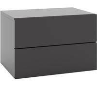 CostwayTable de Nuit Flottante avec Tiroirs Table de Chevet Murale avec Rangement Étagère de Chambre Flottante Moderne Gris