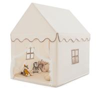 CostwayTente de Jeux pour Enfants Cabane de Style Princesse en Coton Cadeau pour Garçons et Filles Café