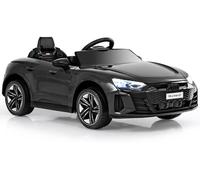 CostwayVoiture Electrique 12 V avec Télécommande 2,4G Véhicules Électriques Démarrage Progressif & Musique Charge 25kg pour Enfant de 37-95 Mois Noir