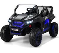CostwayVoiture électrique Enfant 12 V Télécommande pour 3-8 Ans 2 Vitesses Ressort de Suspension Charge 59KG 118x74x71CM Noir
