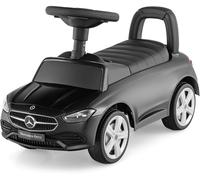 CostwayVoiture Pied au Sol pour Enfants Voiture Sous Licence Mercedes-Benz avec Klaxon Bruit de Moteur Voiture Coulissante pour 12-36 Mois Noir