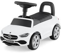 CostwayVoiture Pied au Sol pour Enfants Voiture Sous Licence Mercedes-Benz avec Klaxon Bruit de Moteur Voiture Coulissante pour 12-36 Mois Blanc