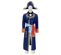 COSUNION Costume complet de Napoléon et Bonaparte - Costume de Napoléon et Bonaparte - Ensemble de jeu de rôle historique colonial (adulte, taille XXL)