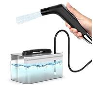 COSWE Bidet de voyage portable électrique rechargeable pour hygiène et nettoyage des toilettes avec réservoir d'eau de 2,3 litres (noir) liuw_JP2201