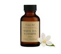 Cosy Art London Recharge pour diffuseur de thé blanc et jasmin - Huile pour diffuseur de parfum végétal | Parfum spa apaisant | Parfum d'intérieur durable