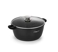 cosy chef Leia 16 cm - Casserole avec couvercle en verre et revêtement antiadhésif - Convient à tous les types de cuisinières, y compris à induction - Sans PFOA