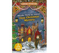 Cosy christmas mystery - murder party au manoir Grands caractères, édition accessible pour les malvoyants - Carine Pitocchi - A Vue D'oeil - broché - Roman