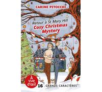 Cosy christmas mystery - retour a st mary hill Grands caractères, édition accessible pour les malvoyants - Carine Pitocchi - A Vue D'oeil - broché - Roman