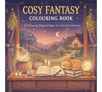 Cosy Fantasy Colouring Book: 30 Relaxing Magical Pages for Calm & Creativity