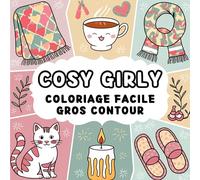 Cosy Girly: Coloriage facile gros contours