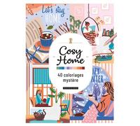 Cosy Home - 40 Coloriages Mystère - Collectif - Dessain Et Tolra - broché - Livre-jeu