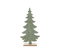 Cosy Home Arbre de Noël Hairy en Feutre, Vert 27X6Xh51Cm