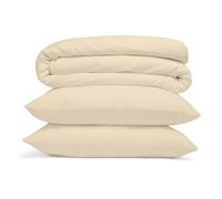 Cosy House Collection Ensemble Housse de Couette 3 pièces 100% Rayonne à Base de Bambou - Linge de lit Ultra-Doux - Protection de Couette zippée, Comprend 2 taies d’Oreiller