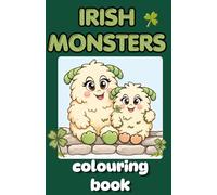 Cosy Irish Monsters: A mini colouring book | A5 travel-sized | cute colouring book for kids aged 4 - 8 | single-sided pages