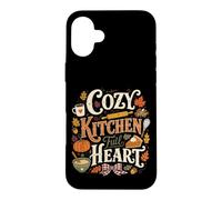Cosy Kitchen Plein Coeur Automne Mama Cuisson Coque pour iPhone 16 Plus
