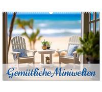 Cosy Mini mondes (calendrier mural 2026 DIN A3 paysage) Calendrier mensuel CALVENDO