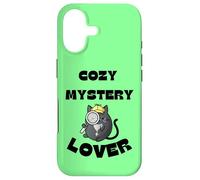 Cosy Mystery Lover, Chat Mignon, mystère de Meurtre Douillet Coque pour iPhone 17