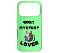 Cosy Mystery Lover, Chat Mignon, mystère de Meurtre Douillet Coque pour iPhone 17 Pro
