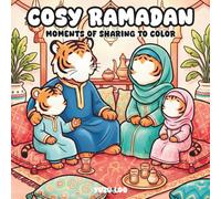 Cosy Ramadan : Cute Coloring - 40 Cosy Drawings, Bold Line and Easy (without facial features)