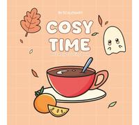 Cosy Time: Bold-easy Relaxing Coloring Book for Adults and Kids, Stress-relief Minimalist Fall Theme for Comfy Days