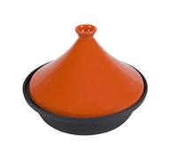 Cosy&Trendy Tajine en fonte Ø 30 cm Tous feux dont induction Orange/Noir
