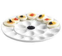 Cosy & Trendy Assiette de présentation Oeufs en porcelaine, D 26 Cm, Blanche