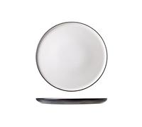 Cosy & Trendy Assiette Plate Ciel Blanc, D27,5 Cm, Lot de 4