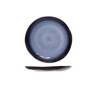 Cosy & Trendy Assiette Plate Saphire Bleu-D33 Cm-Lot de 3