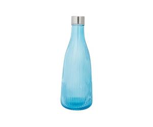 Cosy & Trendy Bouteille en verre Atla, 1L, Azure Blue-avec bouchon