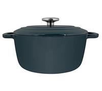 Cocotte en Fonte émaillée, FONTESTIC, Bleu Canard, D24 cm Cosy & Trendy