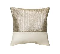 Cosy&Trendy Home Cosy & Trendy 786822 Coussin SOWETO-CHAMPAGNE-40X40XH10CM, Champagne, 40X40XH10CM