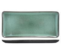 Cosy&Trendy Lerida Plat de service en porcelaine 32 x 15 cm Meadow, vert