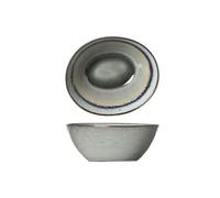 Cosy & Trendy Lot de 12 Bols ovales en Céramique, Pollux,10.5X8.5Xh4.2Cm