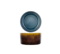 Cosy & Trendy Lot de 4 bols en Porcelaine Quintana, Bleu, D14 xH8 Cm