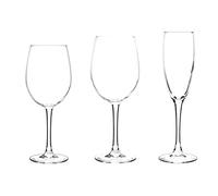 Cosy & Trendy Q2167 Service de verre Moments-18 pièces, ['Rouge', 'Blanc']