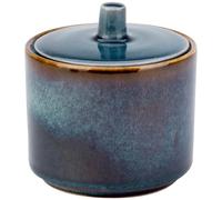 COSY & TRENDY Quintana 2936108 Sucrier en Porcelaine Quintana-Bleu-D8xH6,7-8,5 Cm