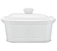 Cosy & Trendy RH46635 Terrine Pâté à couvercle, Porcelaine - Blanc - 1L