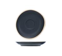 Cosy & Trendy Sous-Tasse Expresso GALLOWAY Noir D12CM-Lot de 6