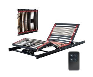 COSY2GO Sommier à Lattes 100x200 cm réglable électriquement - Cosy2Go 2M - adapté à Chaque lit - également à Tous Les sommier tapissier - 200x200 cm - Ultra-Plat, Pliable, adapté à Tous Les Matelas