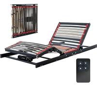 COSY2GO Sommier à Lattes 80x200 cm réglable électriquement - Cosy2Go 2M - adapté à Chaque lit - également à Tous Les sommier tapissier - 160x200 cm - Ultra-Plat, Pliable, adapté à Tous Les Matelas