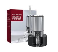 Cosyall Décanteur à vin électrique, aérateur, distributeur, verseur, pompe à whisky et liqueur, amusant, unique, cadeau d'anniversaire, pour hommes, femmes, mère, père, patron, frère, mari (argent)