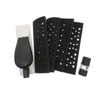 CosyCaya Bloc de ponçage de 200 x 70 mm, tampon éponge pour ponceuse manuelle sous vide, sans poussière, avec 4 tampons de rechange pour voiture polissage du bois