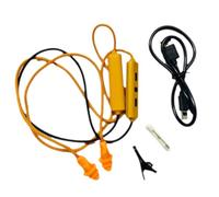 CosyCaya Bouchons d'oreilles Écouteurs Bluetooth pour le travail, suppression du bruit, protection auditive, sites de construction, lieux bruyants orange
