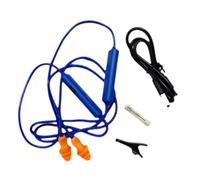 CosyCaya Bouchons d'oreilles Écouteurs Bluetooth pour le travail, suppression du bruit, protection auditive, sites de construction, lieux bruyants bleus